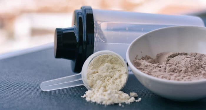 Sokeriton proteiinijauhe